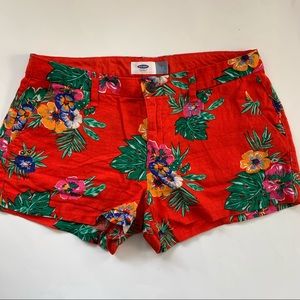 Old Navy Linen Hawaiian Shorts